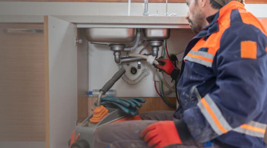 Professional slab leak plumber services in Erie, ND